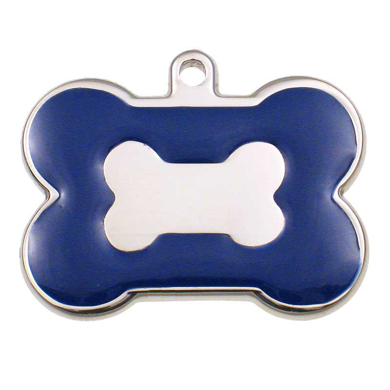 Stainless Bone Shaped Jewelry Tag, - Lucky Pet